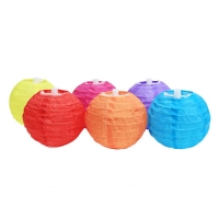 미니소원등(지름10cm)(6개X700원)<BR>(색상섞어서) 소망등/미니만월등
