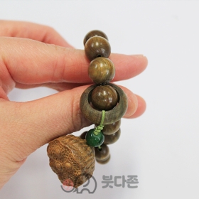 녹단 손가락단주10mm (손가락에 끼워서 돌리는 염주)