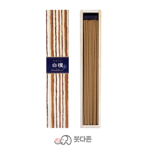 카유라기 인센스스틱(일본향9가지 택1)<BR>  장미/수선화/자스민/금목서/벚꽃/녹차/백단/침향/노송나무
