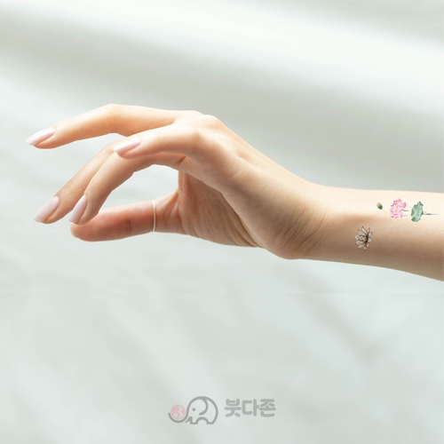 전통 불교문양 타투&장식스티커/행사용/체험용