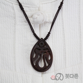 벽조목 옴조각 펜던트 목걸이 (한정상품)
