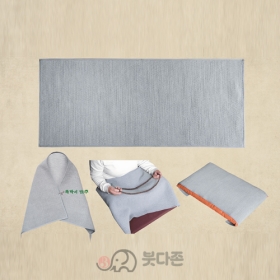 만능 수행담요 (누비면) 55 &times; 135cm  어깨숄,담요,방석덮개로 좋습니다.