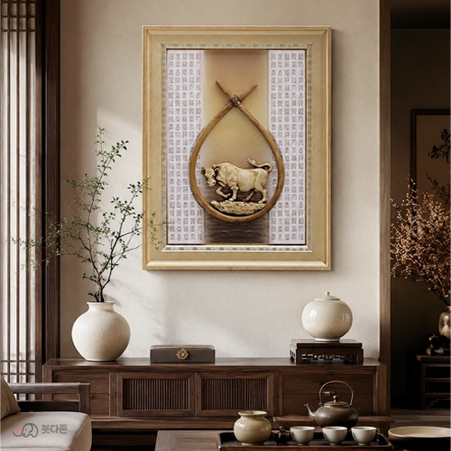 백복도 코뚜레 액자 (42 x 58cm)
