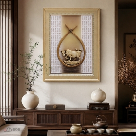 백복도 코뚜레 액자 (42 x 58cm)