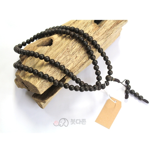 침향108염주 8mm - 블랙침수