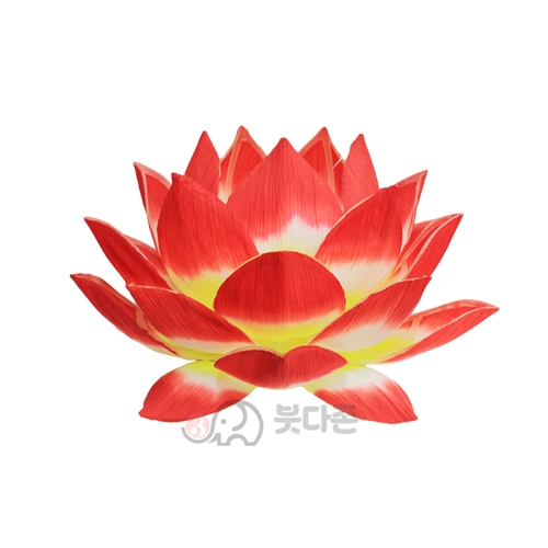13호 연화연등(빨강)(최대폭37cm)