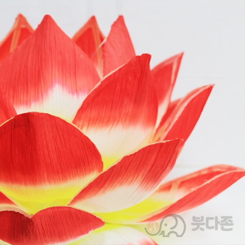 13호 연화연등(빨강)(최대폭37cm)