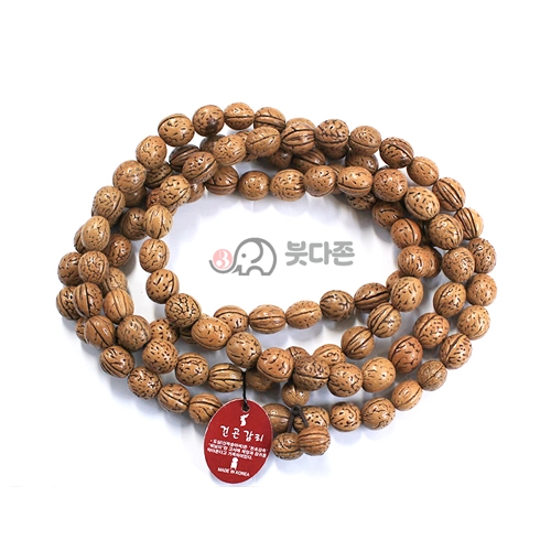 국내산 복숭아씨108염주 (도실108염주)(약12~13mm)