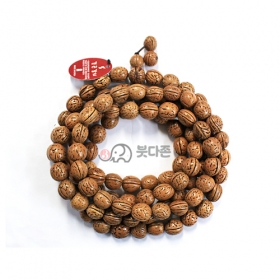 국내산 복숭아씨108염주 (도실108염주)(약12~13mm)