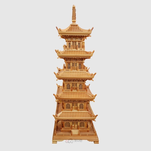 원목 5층목탑(110cm)(택배불가)