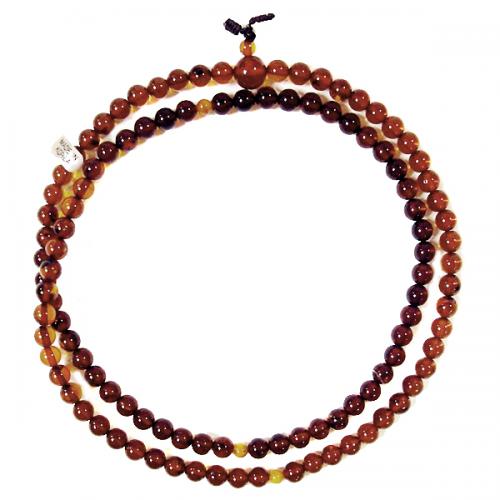 호박 108고무줄합장주 7mm (23g)