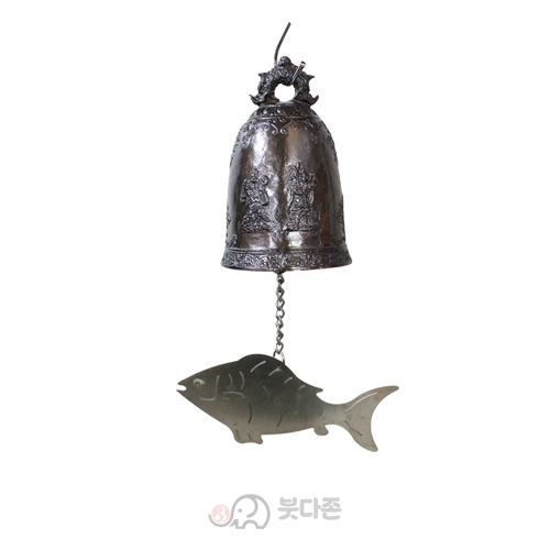 청동풍경(소)(지름10.5cm)/국내산 절풍경종(사찰풍경)