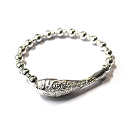 실버 광명진언  목어합장주(925실버)