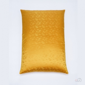 황금색 꽃무늬 스님방석 (70x120cm)