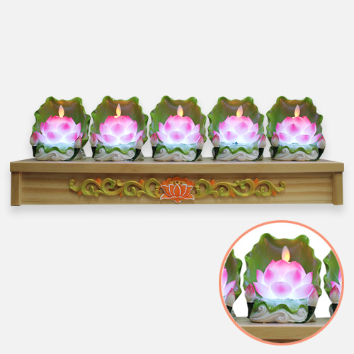 LED 연꽃촛불인등 (5불)