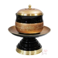 금색연꽃 청동칼라 다기 (크기3가지 택1)