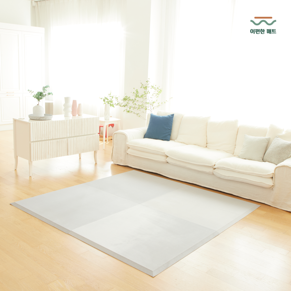(SET)이편한매트 셀프 1M TPU 층간소음매트 러그형 세트