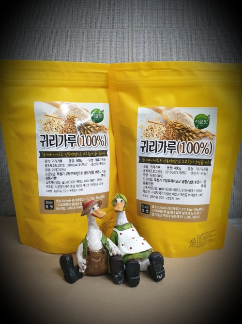 귀리100%가루400g