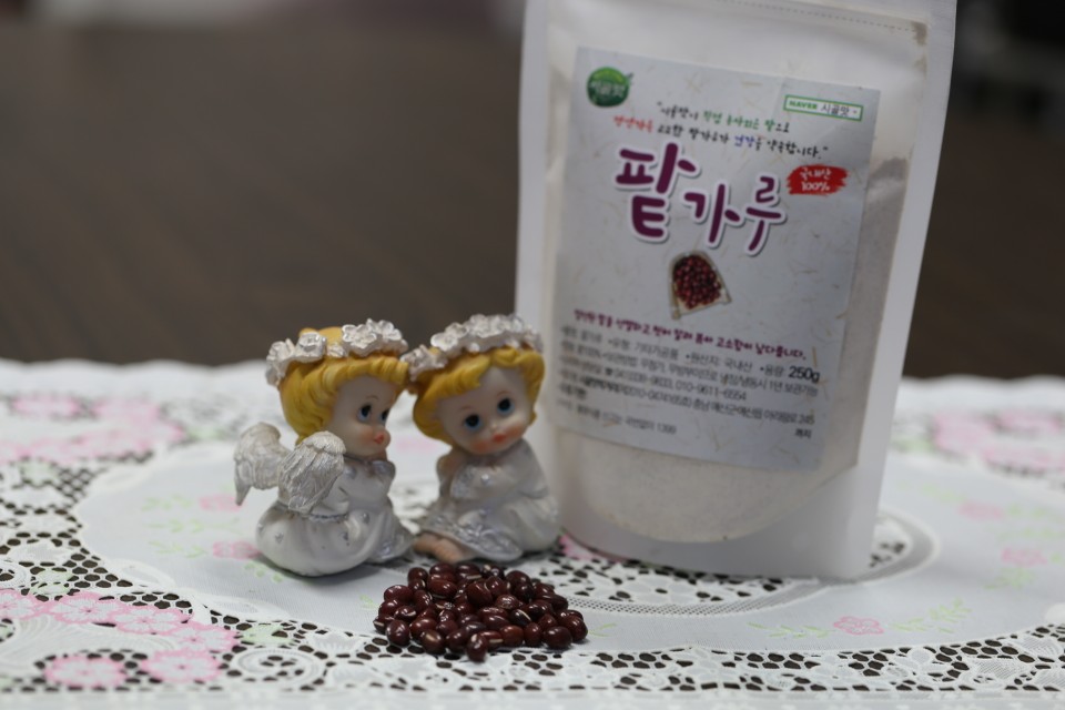 엄선된 팥으로만 100% 분말