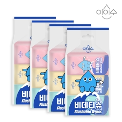 아이수 블루니 몬스터 미니 비데티슈 10매 x 6개 x 4번들