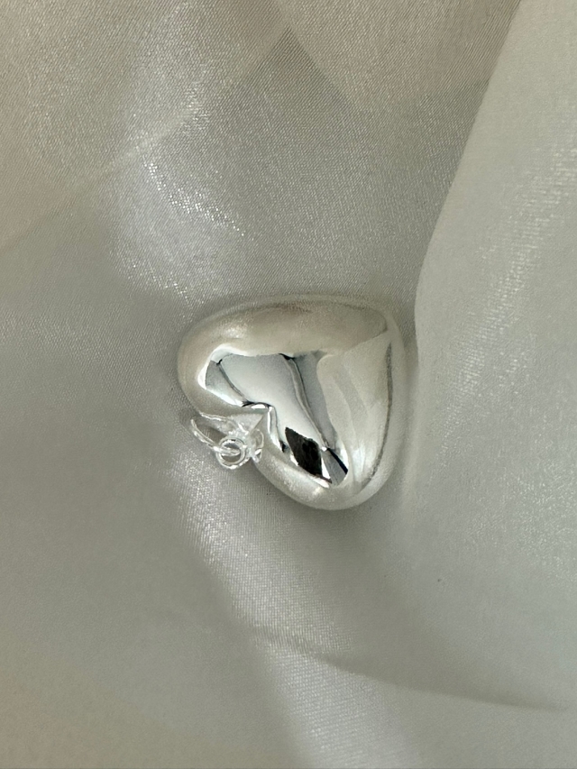 N. 32mm 왕하트 라인 목걸이