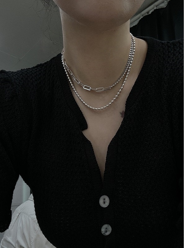 N. Summer clip chain necklaces