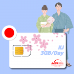 일본 유심 IIJ 매일 3GB 3/4/5일 도코모 도쿄여행 후쿠오카 오사카 대마도 유심칩 심카드