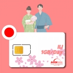 일본 유심 IIJ 매일 1GB 3/4/5일 도코모 도쿄여행 후쿠오카 오사카 대마도 유심칩 심카드