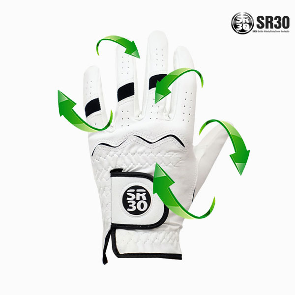 SR30 기능성 극세사 통풍 합피 왼손 남성 골프장갑