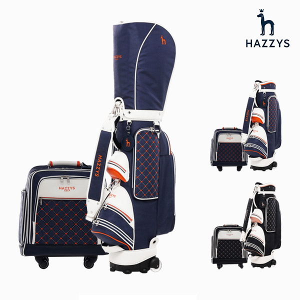 헤지스 HZTCB-011L 여성 자수 퀼팅 휠 캐리어 캐디백세트 골프백세트 2022년