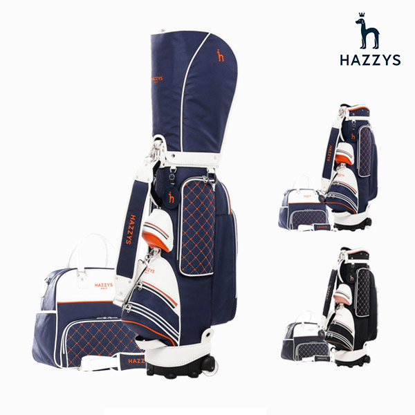 헤지스 HZCB-011L 여성 자수 퀼팅 휠 캐디백세트 골프백세트 2022년