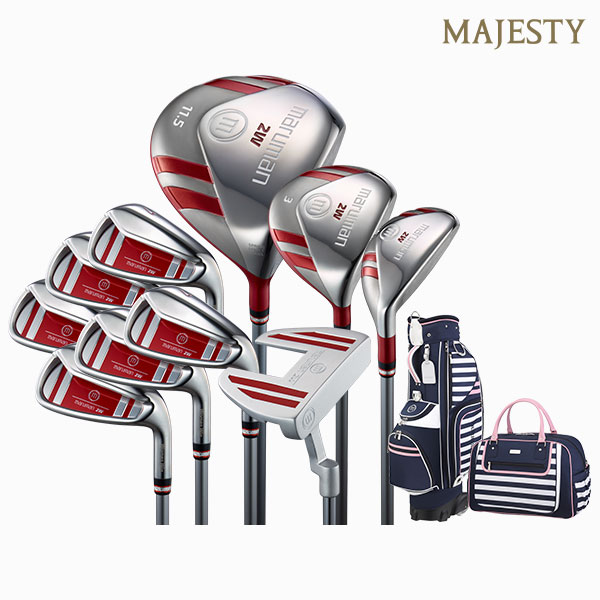 마루망 MARUMAN 2W 풀세트 10개 여성 골프 휠캐디백 세트 2021년