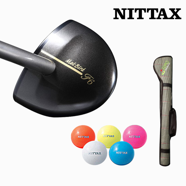 니탁스 파크골프 마크버드 에프6 블랙 3종 풀세트