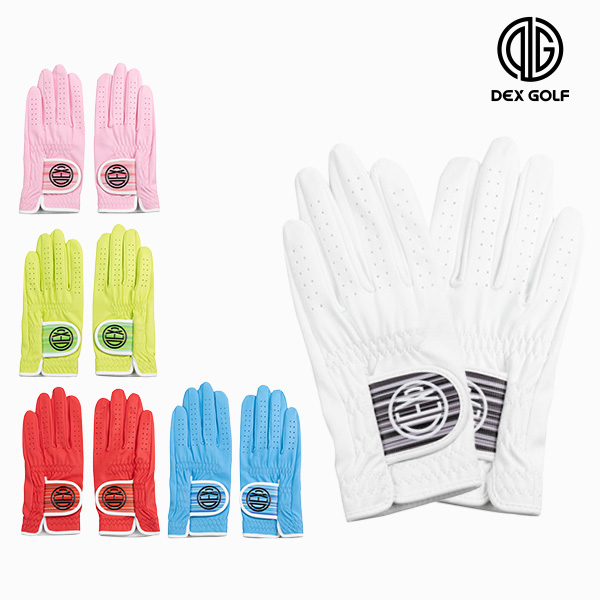 덱스골프 컬러 여성 극세사 골프 합피장갑 양손