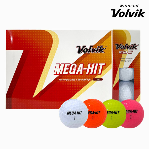 볼빅 MEGA HIT 메가히트 2피스볼 골프공