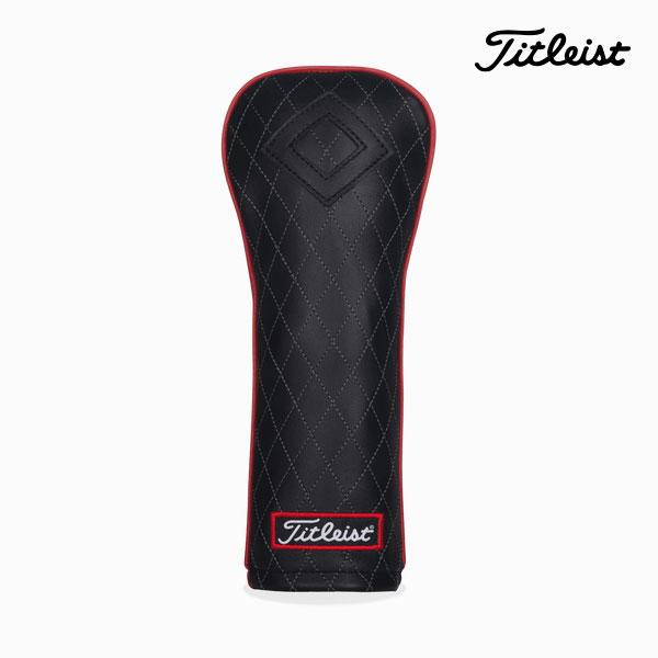 [아쿠쉬정품] 타이틀리스트 TA9NTLHC 제트블랙 소가죽 헤드커버 페어웨이우드