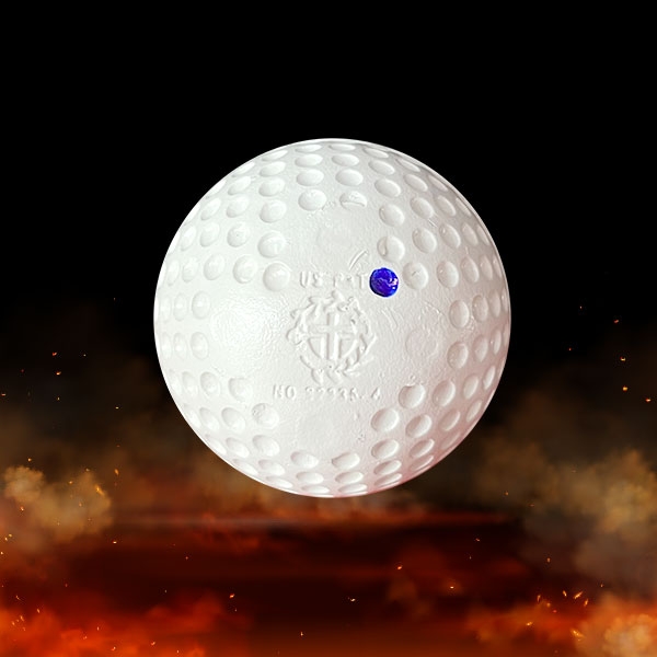 레인보우 발연골프공 시구볼 2구 골프대회 시타용