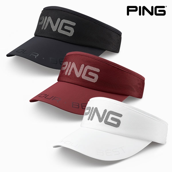 핑 EV 와이드 바이저 VISOR 골프모자 남성 2024년