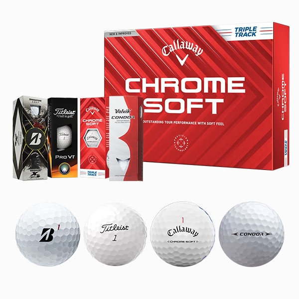 인기베스트 3피스볼 PRO V1+크롬소프트+TOUR-B +콘도르 3구씩 1더즌 핫딜