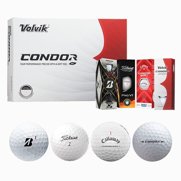 인기베스트 3피스볼 PRO V1+크롬소프트+TOUR-B +콘도르 3구씩 1더즌 핫딜