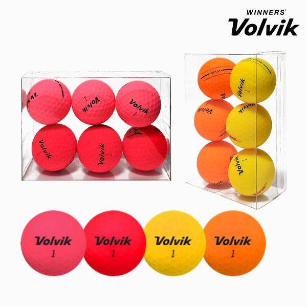 볼빅 3PC 벌크볼 6알 1팩 컬러랜덤발송 새제품