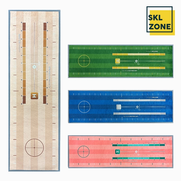 스킬존 올인원 퍼팅 스윙가이드 매트 1M