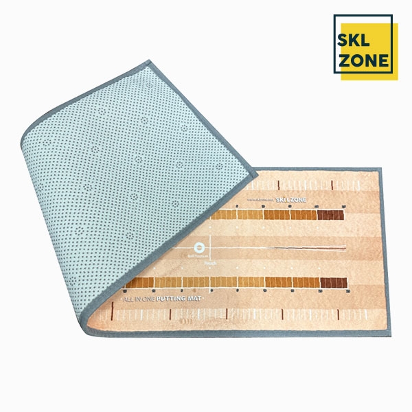 스킬존 올인원 퍼팅 스윙가이드 매트 1M