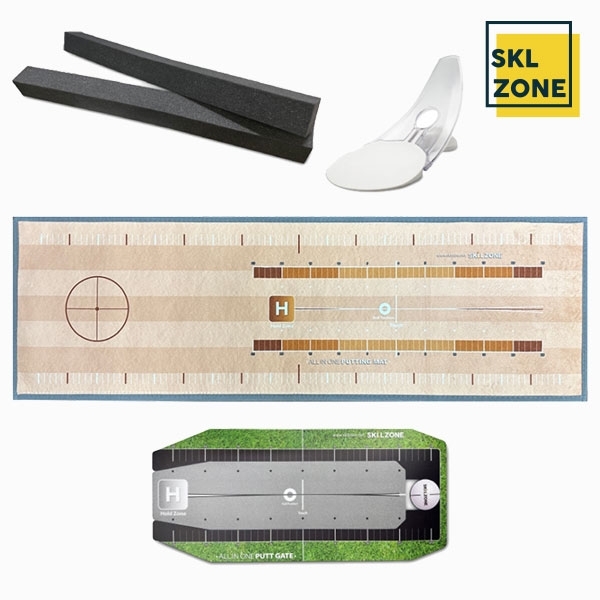 스킬존 올인원 퍼팅 스윙가이드 매트 1M