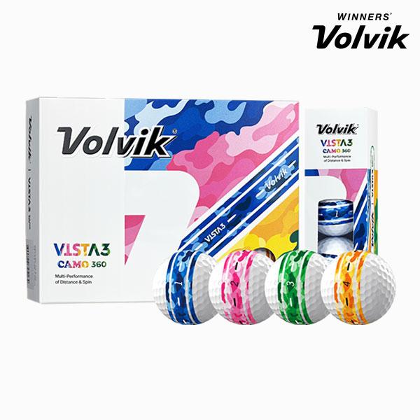 볼빅 VISTA3 비스타3 카모360 3PC 골프볼 골프공 2024년