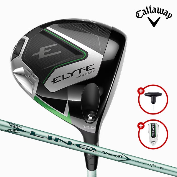캘러웨이 엘리트 맥스 패스트 여성 드라이버 2025년 [UST LINQ GREEN LDY]