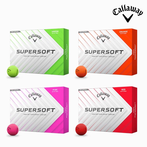 캘러웨이 슈퍼 소프트(무광) 2피스 12구 2025년