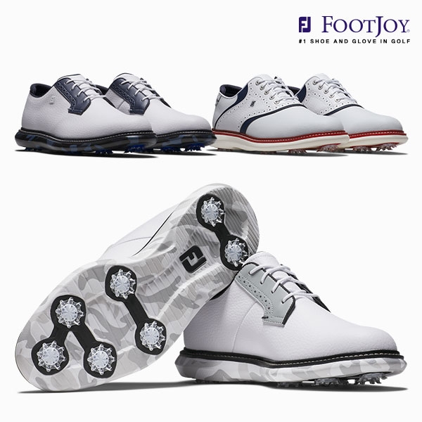 풋조이 트래디션 블루처 스파이크 남성 골프화 2025년