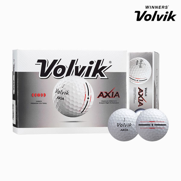 볼빅 엑시아 AXIA 듀얼코어 3PC 골프볼 골프공 2025년