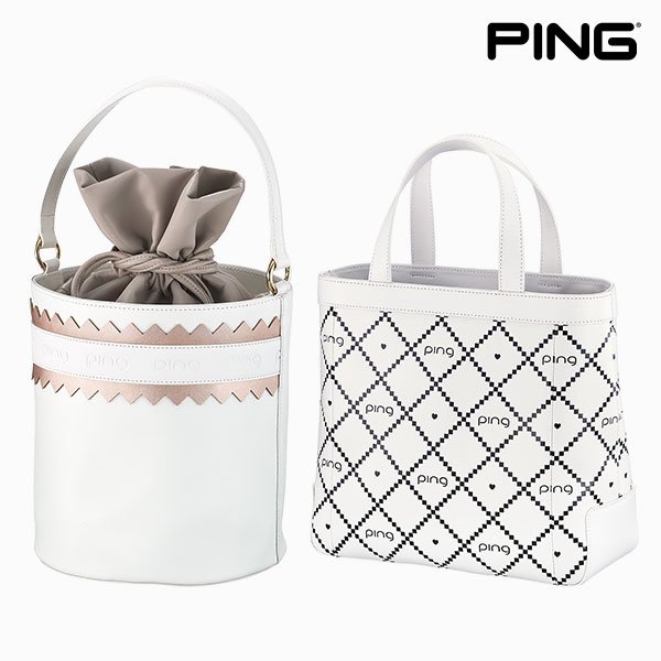 핑 W 프리미엄 여성 토트백